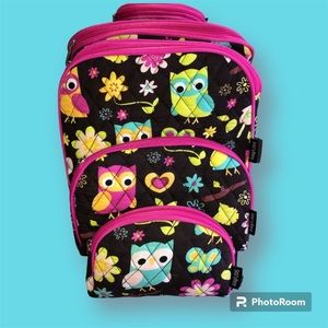 SazyBee Owl Pouches - Set of 3